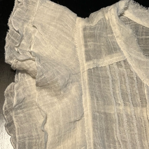 *NWT* Free People Cropped Muslin Top - Picture 3 of 10